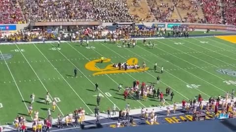 Protesters calling for a ceasefire in Gaza delay the USC vs. Cal game