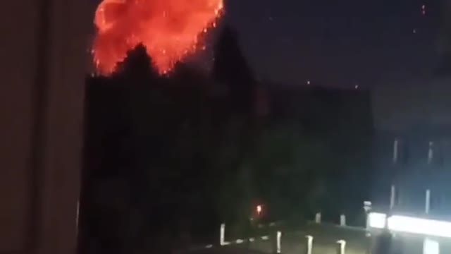Strong explosion in the Russian city of Belgorod.