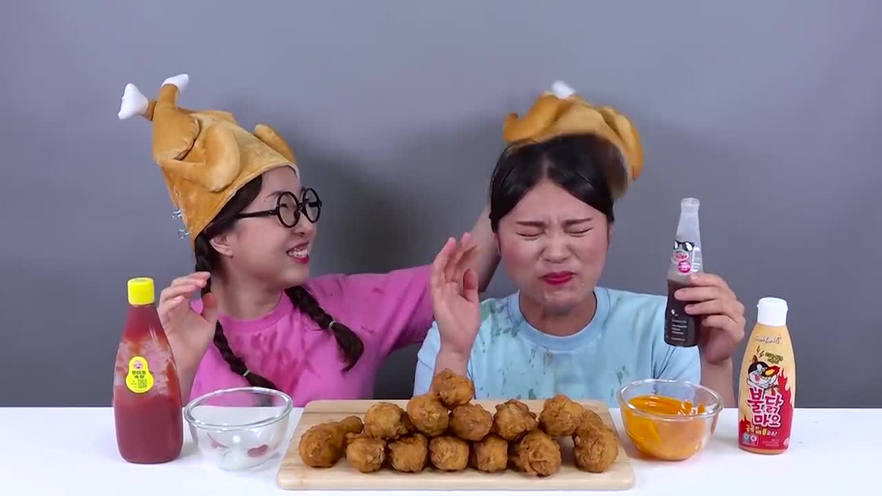 Spicy Fried Chicken Mukbang