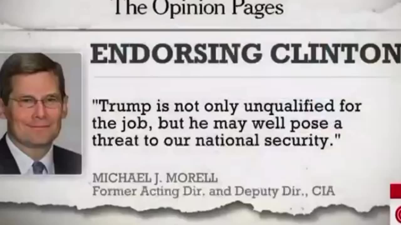 Michael Morell is on team Hillary🤔
