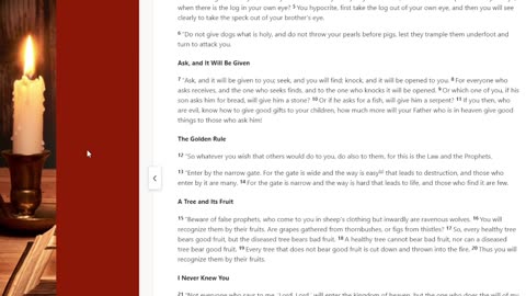 Memorizing Sermon On The Mount (Part 14)