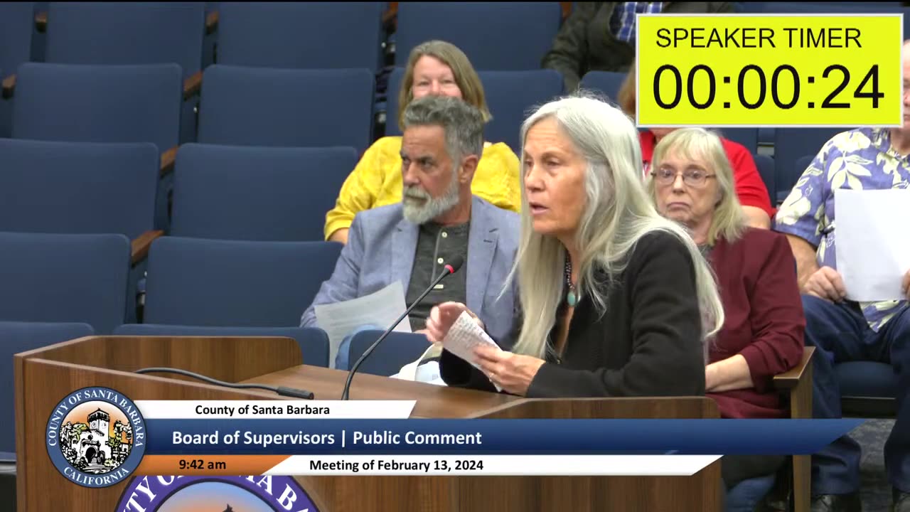 Rosalie Hardoin to Board of Supervisors 13 Feb 2024