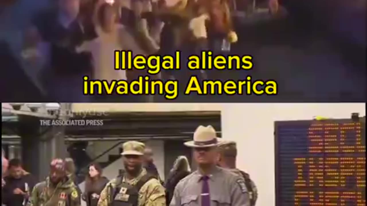 Make this make sense ⧸ Americans in Subway vs Invasion at Border