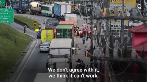 Brazil Truckers Block Roads to Protest Bolsonaro Election Loss