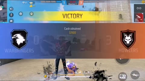 OP gameolay 🥵free fire 1vs3