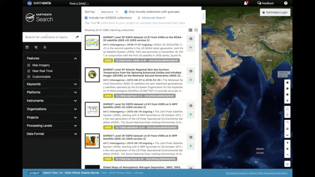 Discover Earth Science Data Resources at NASA Earthdata