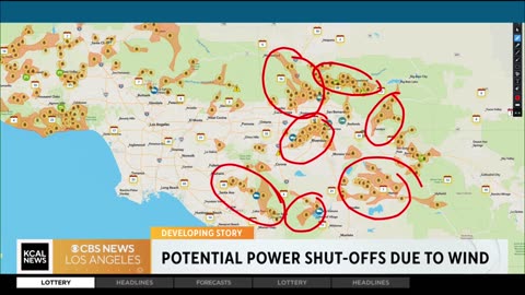 Southern California Edison is warning that 170,000 customers could face power shutoff Monday