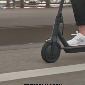 Securely lock your scooter when not in use to prevent theft.