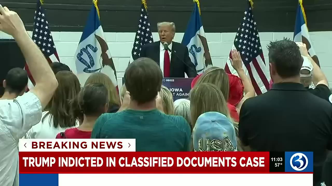 Trump charged over classified documents in 1st federal indictment of an ex-president