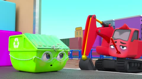 🚧 Windmill Panic 🚜 _ Digley and Dazey _ Kids Construction Truck Cartoons