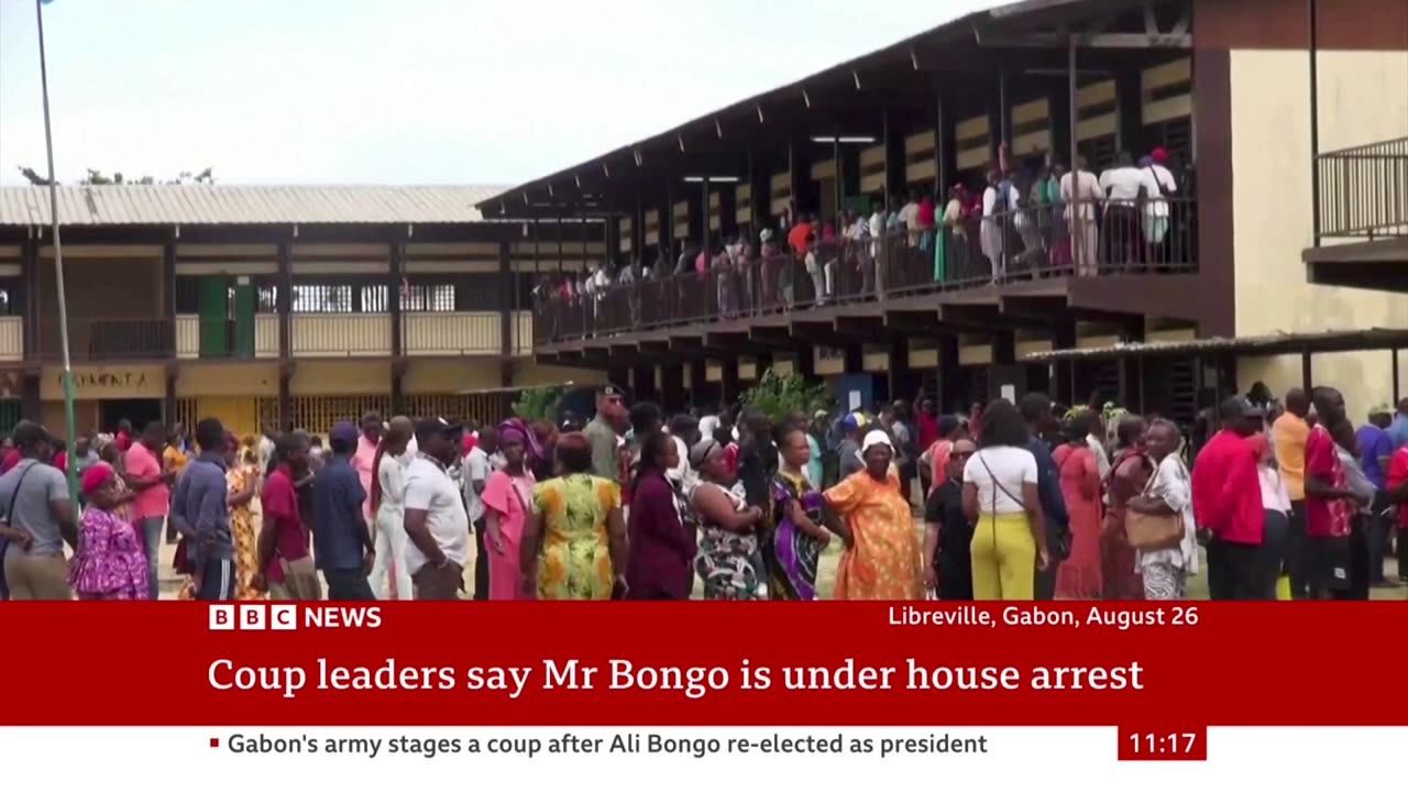 Gabon military coup: President Bongo placed under house arrest - BBC News