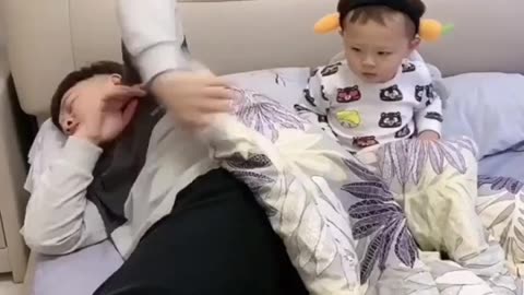 Father and son funny video 🤣