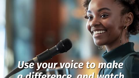 Use your voice to make a difference