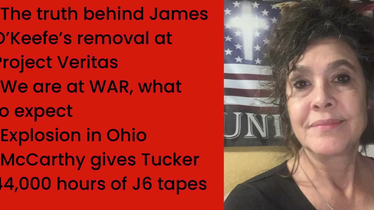 2/20/23 Truth behind James O'Keefe's removal! MEtals Explosion in Ohio! McCarthy gives Tucker 44K