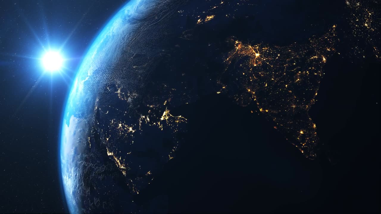 How Earth looks from space copyright free videos