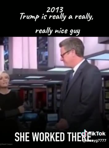 2013 Mika: Donald Trump is a Really Really Nice Guy