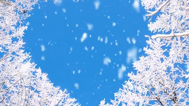 。” # The most beautiful snow scenery # winter # scenery # heart shape