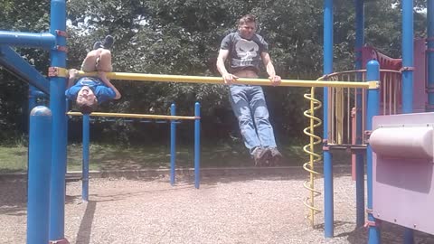 fun at the park with my son