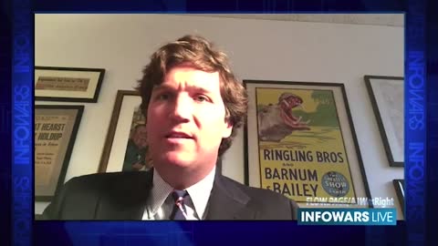 Alex Jones & Tucker Carlson Talk About Replacement Migration - 12/9/15