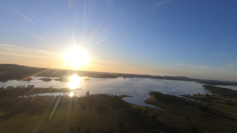240420Go_PPGBlkHwkEdgeOfLakePPGsSunset