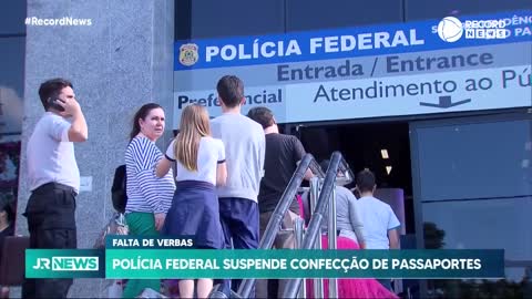 Polícia Federal suspende confecção de passaportes