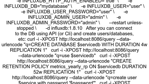 Cant add users to InfluxDb 20 GUIDocker