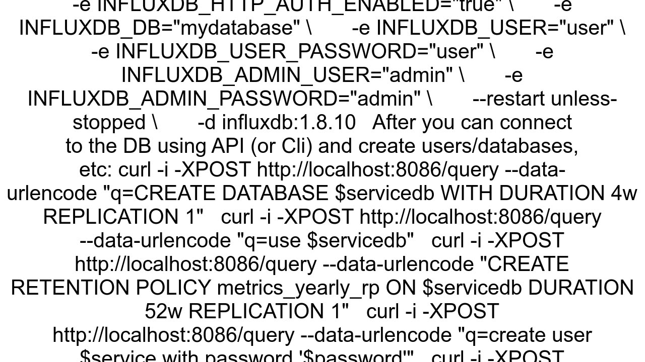 Cant add users to InfluxDb 20 GUIDocker