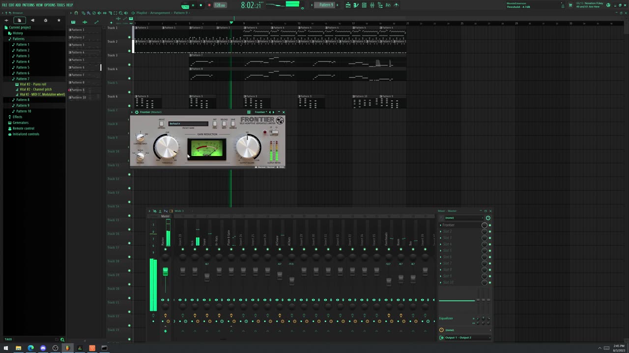 Cleaning up the track, and mixing the drums (FL Studio)