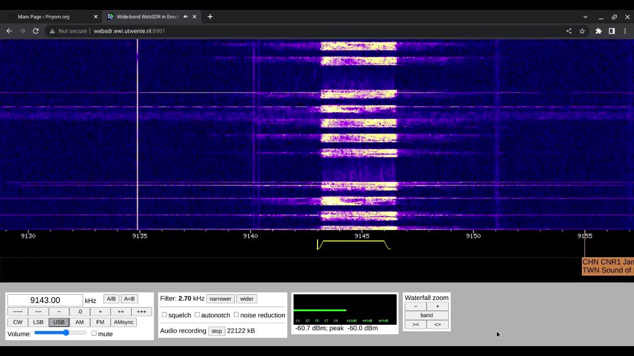 E07 277 Group Message 03/12/2022 1400 UTC 9143kHz