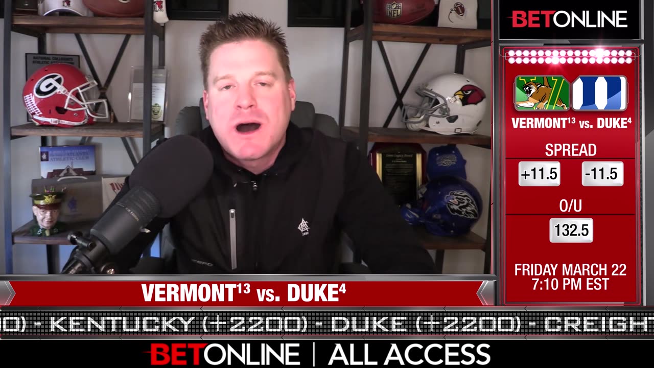 Vermont vs Duke Expert NCAAB Picks w/ Nick Bahe | College Basketball Predictions #marchmadness