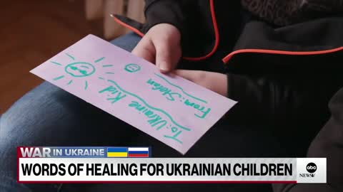 Words of healing for Ukrainian children