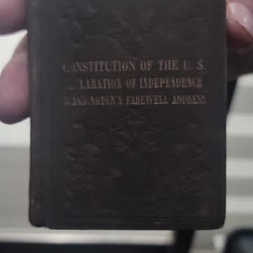 Chris Sky💥An All Original Pristine Condition US Constitution👀From🔥1813😎