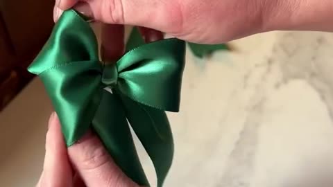 Easy Holiday Double Bow