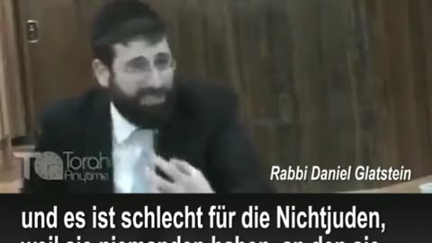 RABBI DANIEL GLATSTEIN MACHT DIE SACHE KLAR WIE KLOSSBRÜHE!