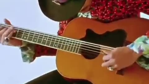 Extremely rare acoustic performance by Jimi Hendrix.