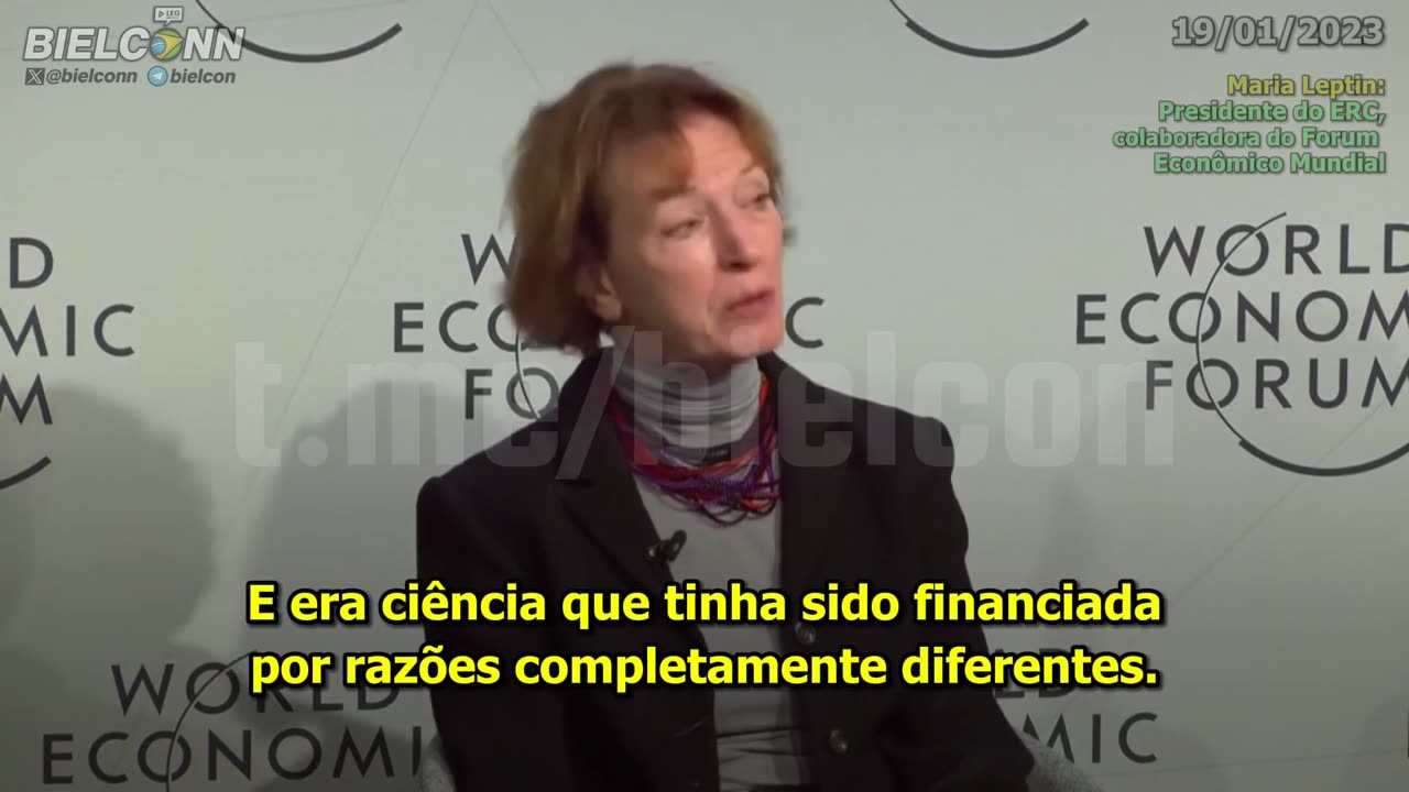 Maria Leptin, representante do Fórum Econômico Mundial