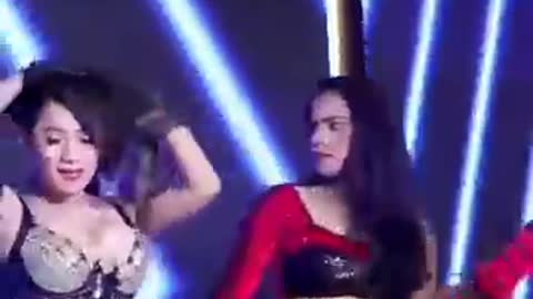 Indian stage show Entertainment video real dance girl
