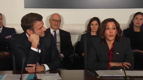 Échange avec la vice-présidente Kamala Harris et les acteurs du spatial au siège de la NASA.