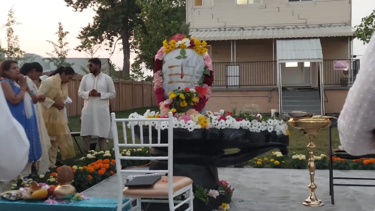 Shravan Outdoor Puja at Bharat Sevashram by Pandit Vishnu