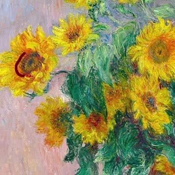 Sunflowers by Monet - A's infinite face