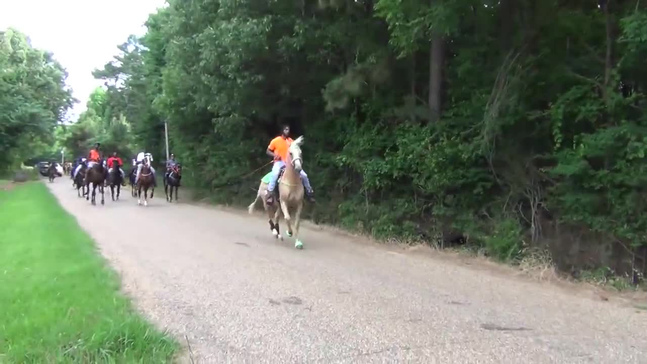 "BIG" Front Action Ryders Annual Walking Horse Trail Ride in Ogden, Arkansas-20