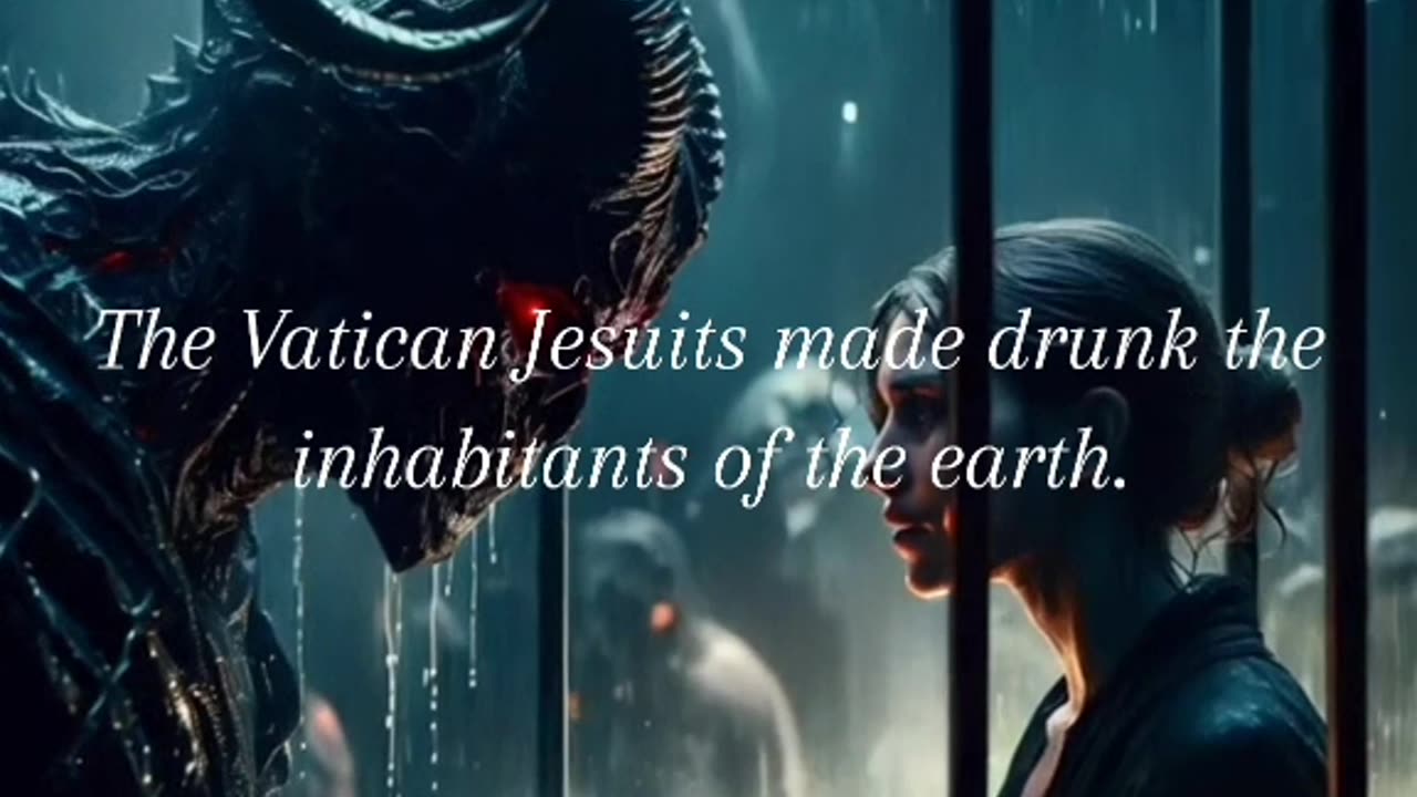 The Vatican Jesuits a.k.a the black horse of Revelations made drunk the inhabitants of the earth