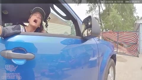 Drug Addicted Woman on Theft Spree Freaks out When Caught