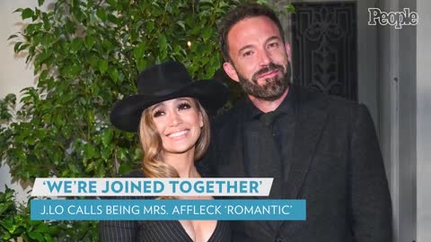 Jennifer Lopez Says Taking Ben Affleck's Last Name Is Romantic PEOPLE