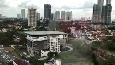 Amazing Malaysia - Malaysia sky scenery - on the road KL to Johor Bahru