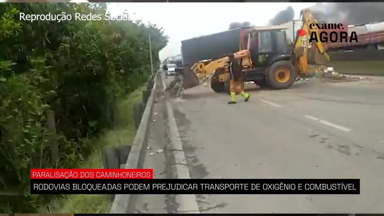 Paralisação dos caminhoneiros: associações alertam para possível falta de combustível e oxigênio