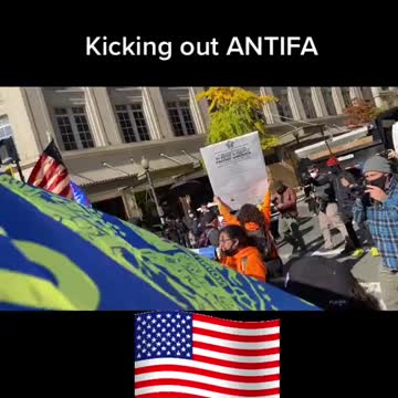 Take a hike, Antifa