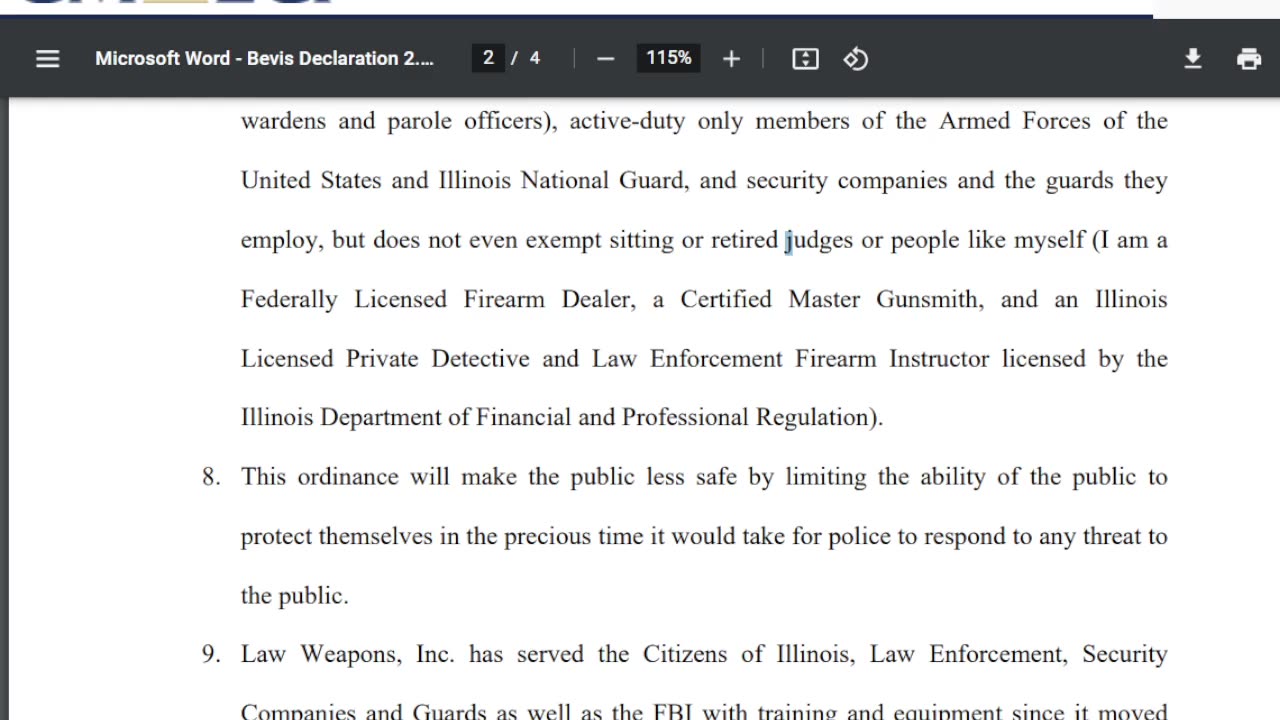 Injunction pending appeal sought in Naperville gun-ban case as state to reply in southern district