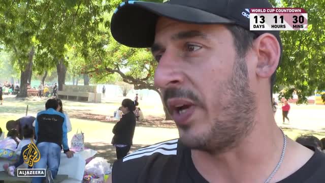 Argentina fans ready for Qatar; gather for mass barbecue before leaving