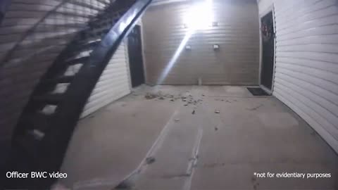 Resident Comes Out Gun Drawn At Police Lady
